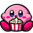 KirbyPopcornEmote_112x112