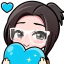 cheyyyyylightblueheart Discord Emoji