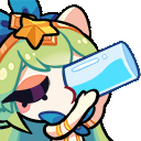 sglulu_hydrate animated GIF emoji from Nep jr's server