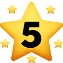 5_star_rating Discord emoji