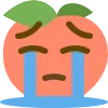 peach_silent_sob Discord Emoji