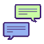 Chat Purple Discord Emoji