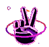 peace animated emote from 𝐷𝑟𝑒𝑎𝑚𝑙𝑖𝑛𝑒
