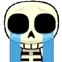 gifSkeleCry Discord Emoji