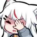 Neko Face Palm Discord Emoji