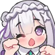 emilia_yawn Discord Emoji