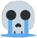 skull_cry Discord emoji