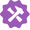 Staff Purple Discord Emoji