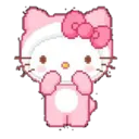 pink_hellokittyshock Discord Emoji