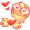 flusteredgivinglove Discord Emoji