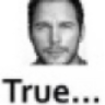 True