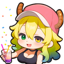Lucoa_Emote_Party Discord emoji
