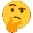 THINK animated GIF emoji from Babft United Empire