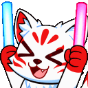 ravelightsticksfoxkitsuneanimate Discord Emoji