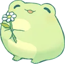 frog_flowers3 Discord Emoji