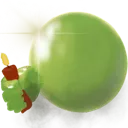 shinypeacandle