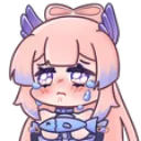 Kokomi_Fish_Cry_Moothify Discord Emoji