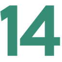 14 14