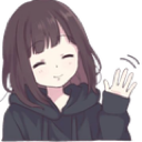 Hi Discord sticker - BLUE VORTEX