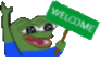 PepeWelcome Discord emoji