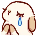 Bunny Crying Discord Emoji