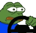 Pepe Driving Discord Emoji
