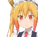 dragon_maid animated Discord emote | BLUE VORTEX