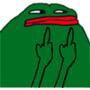 PepeMiddleFingers Discord emoji