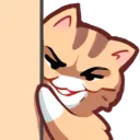 CatLurkEvil Discord emoji