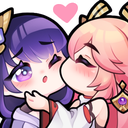 kiss Discord sticker | BLUE VORTEX