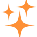 Orange Stars Discord Emoji