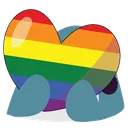 BlahajPrideHeart