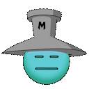 Expressionless animated Discord emote from THE CITADEL