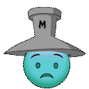 Worried animated GIF emoji from THE CITADEL