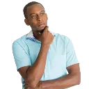 black_guy_think Discord Emoji