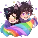 NekoPrideCuddles Discord Emoji