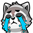 Raccoon_sad Discord emoji