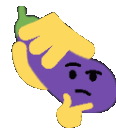 Eggplant_Think_Animated