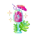 tropical_pixel_drink Discord emoji