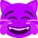 Purple_Cat_Laughing Discord Emoji