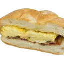 DinerBaconEggSandwichOnRoll