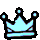 Crown Blue Discord Emoji