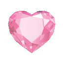 6661pinkgemheart
