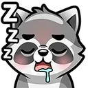 Raccoonsleeping