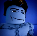 A muscular, blocky character with a smug smirk and a strong jawline.