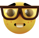 Nerd_Neut custom emote from →﹐ ⛩ ﹒ Bazinga!!!﹒⟢