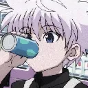 43e_killua_drinking 43e_killua_drinking