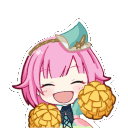 SCE_5EmuSuperCheer animated emote from →﹐ ⛩ ﹒ Bazinga!!!﹒⟢