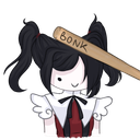 nso_ame_bonk Discord sticker - →﹐ ⛩ ﹒ Bazinga!!!﹒⟢