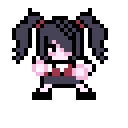 nso_ame_pose animated GIF emoji from →﹐ ⛩ ﹒ Bazinga!!!﹒⟢